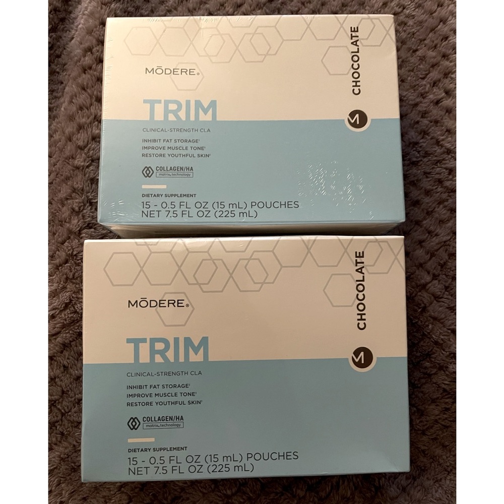 Brand new boxes of Trim - Chocolate Singles (30 count)